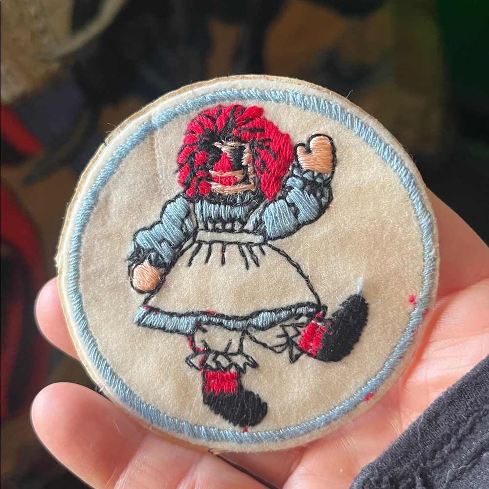 Vintage Patch Creepy Raggedy Ann